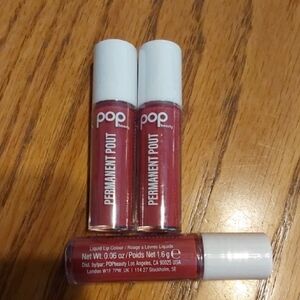 Pop Beauty Permanent Pout Liquid Lip Color, Bubbly Berry Travel Size(3)